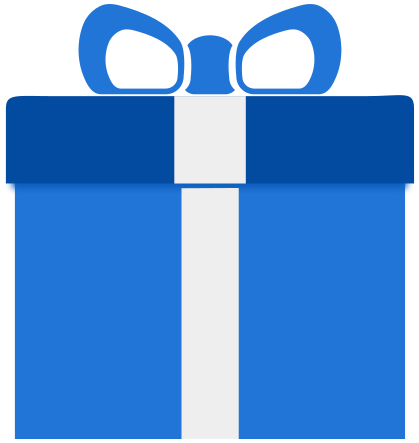 blue gift box